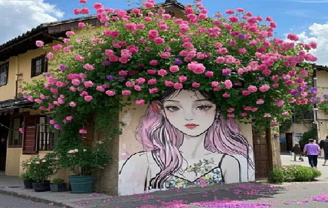  黑水怎么设计网红打卡墙绘