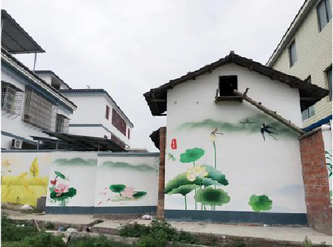  黑水室外墙绘-从选材到保养。