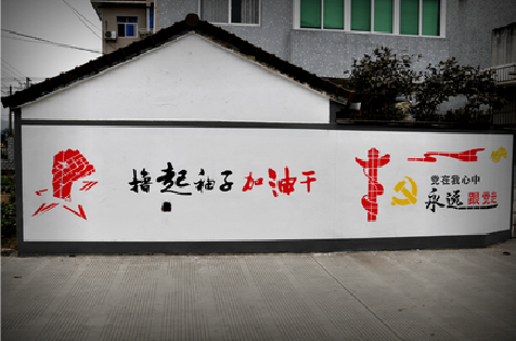  黑水乡村振兴墙体彩绘