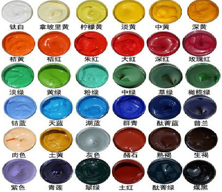  黑水墙绘颜色的选择有讲究。