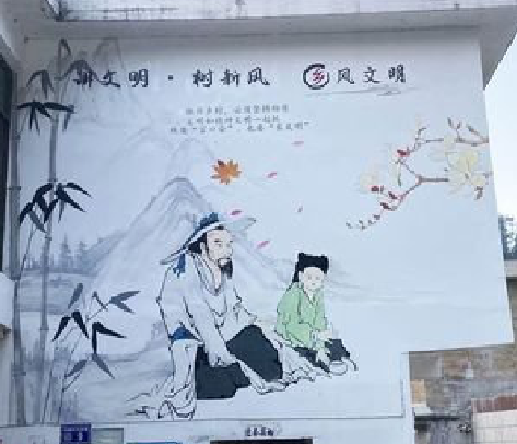  黑水分享几个墙绘保养知识。