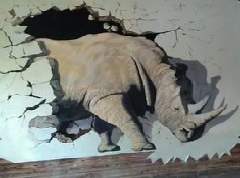  黑水在墙绘中，如何绘制3D效果？